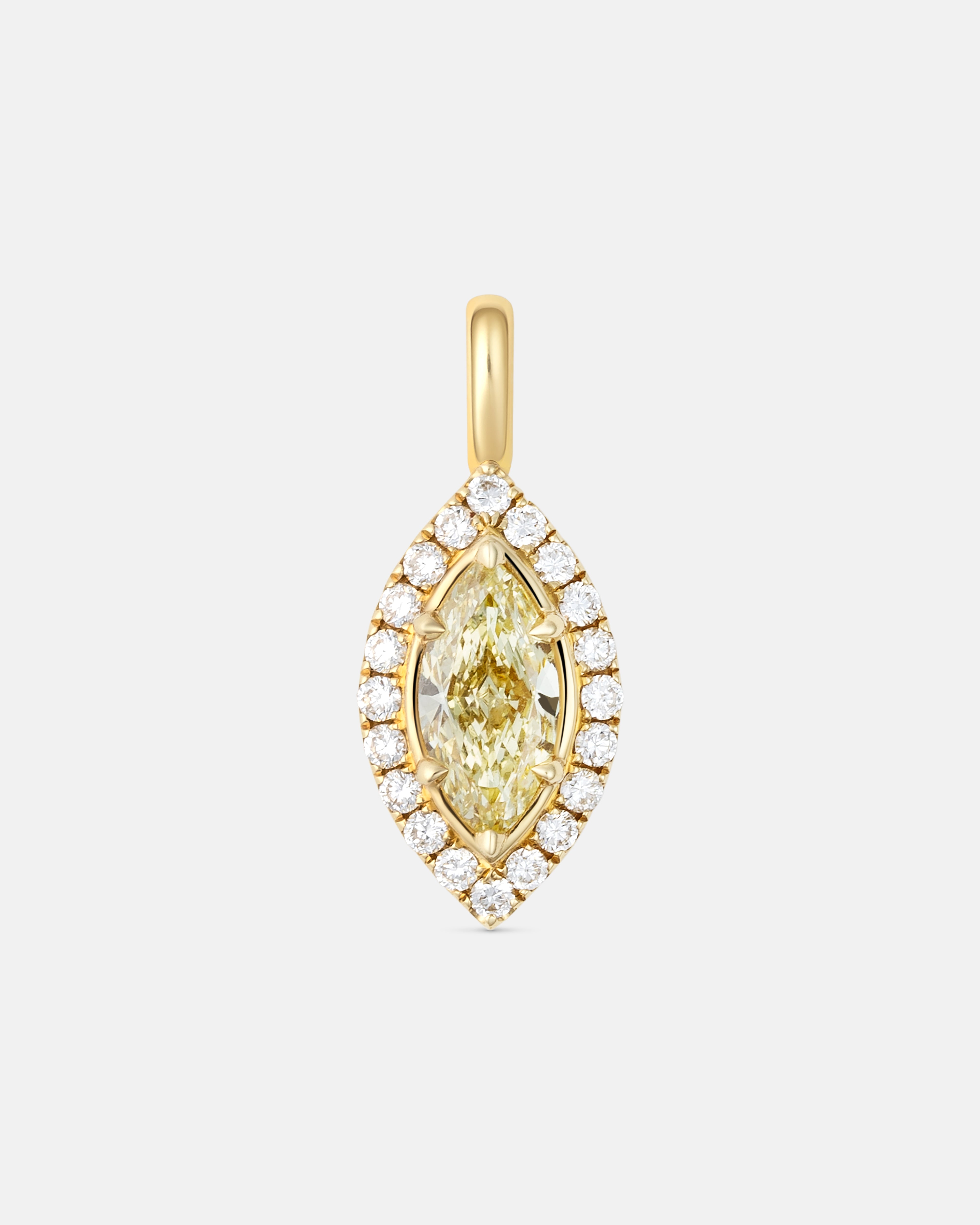 Antonia Fancy Yellow Marquise Pendant