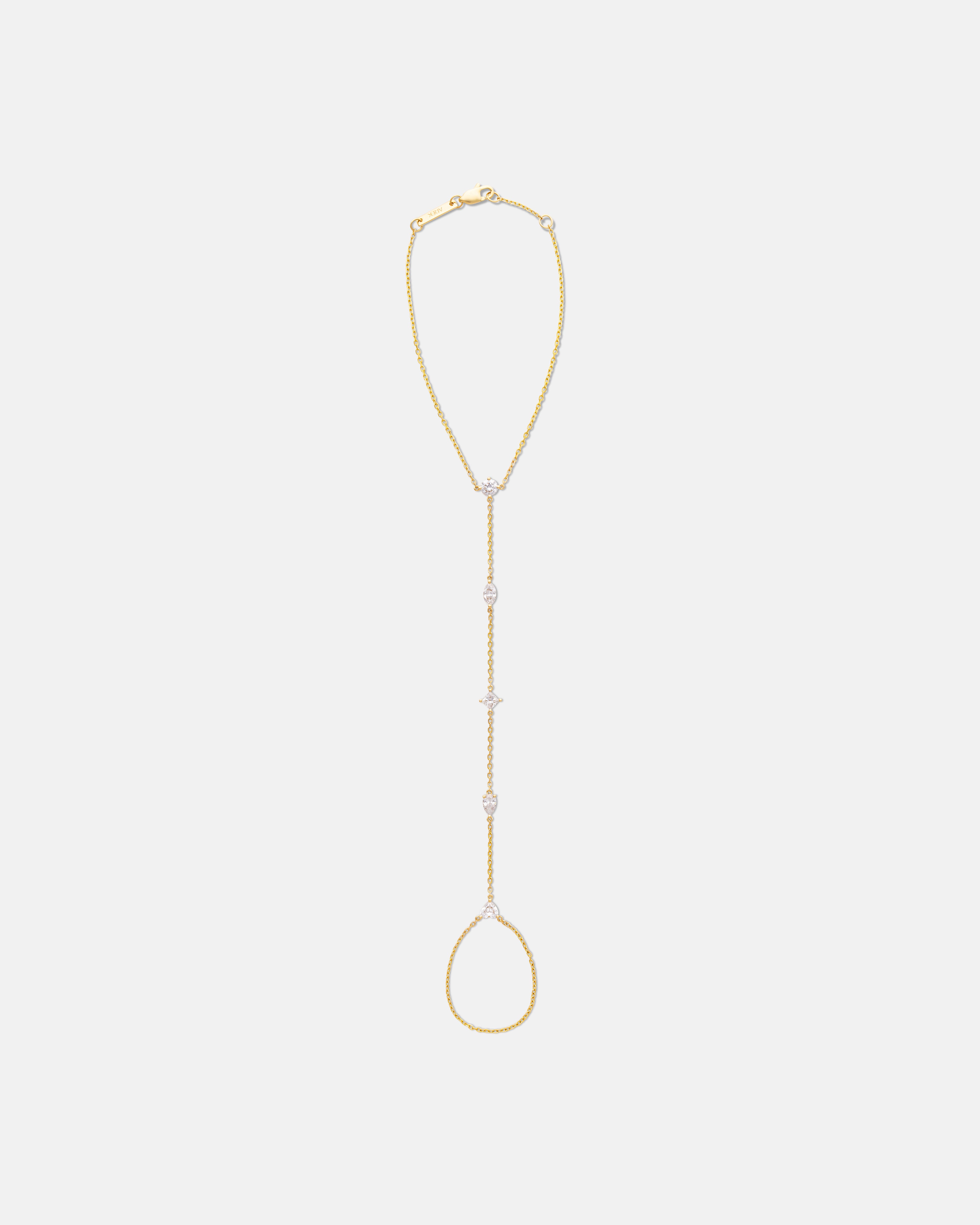 Lena Five Diamond Hand Chain