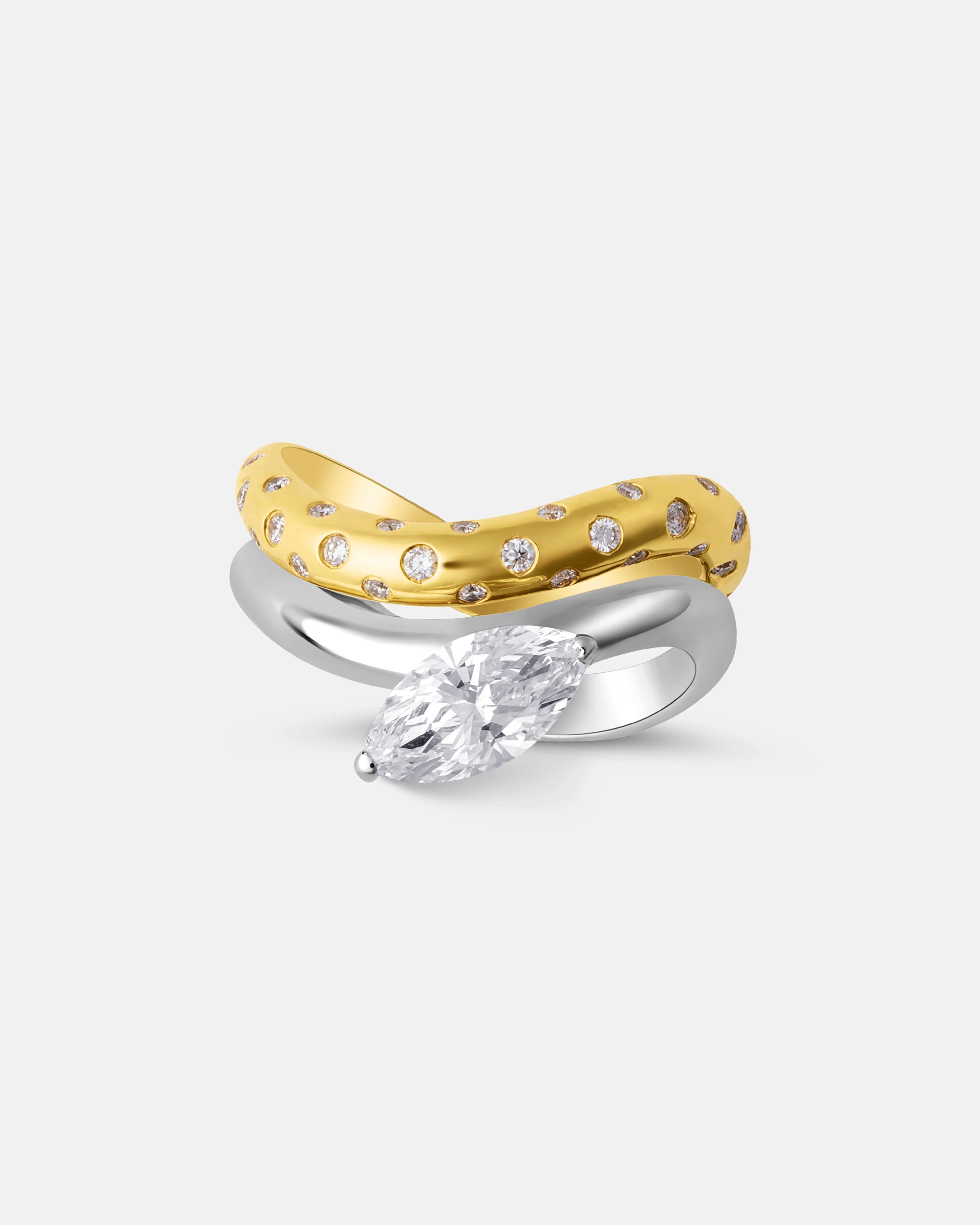 Natalie Polka Dot Wave Ring